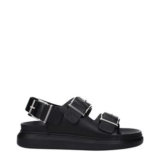 サンダル ALEXANDER MCQUEEN Men Sandals Beige 735803WHXK5 2120 McQueen Outlet: Mount Slick mules in suede - Beige | McQueen