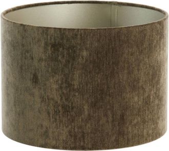 Light & Living Paralume - Bayou - verde - tessile - ø 30cm - - Light&living