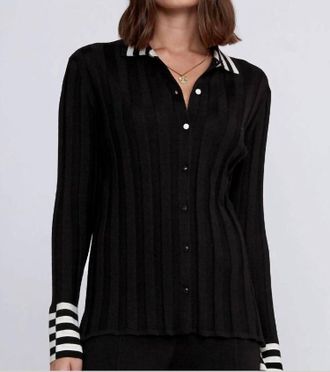 Knitss Kor In Black With Ivory