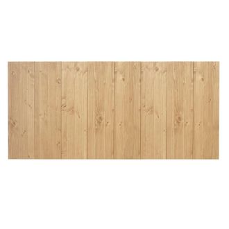 NATYAL Cabecero de cama de madera maciza en tonos claros 160x75cm
