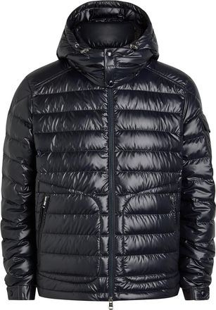 Moncler Lauros Detachable-hood Padded Shell Jacket - Navy - 5 (UK44 / Xxl)