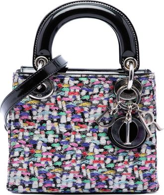 Dior Pre-owned Dior Mini Multicolor Metallic Fabric and Patent Leather Lady Satchel Ladies 6M495SYCPGGPJL4R