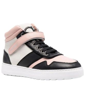 Ferragamo Noe High-Top Leather Sneaker
