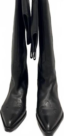 Raye Womens Denisse Pointed Toe Knee High Boot In Black