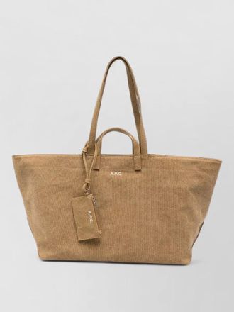 A.P.C. le drummer canvas beach carryall bag