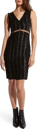 AS by DF Safe & Sound Leather Dress in Black at Nordstrom, Size X-Small