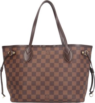 Louis Vuitton Brown Damier Canvas Shoulder Bag Tote Bag (Pre-Owned)