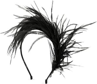 Maison Michel Cerchietto con decorazione - Nero