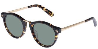 Karen Walker Helter Skelter Asian Fit KAS2349757 Mens Sunglasses Tortoiseshell Size 49