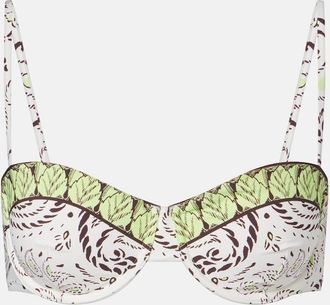Tory Burch Printed bikini top