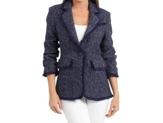 Love Token Keith Blazer In Navy