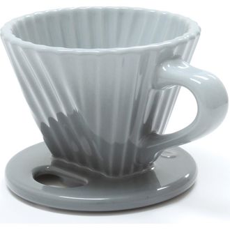 Chantal 8 ounce Lotus Ceramic Pour Over Coffee Filter in Fade Gray at Nordstrom