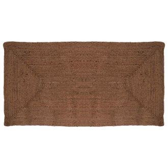 vidaXL Tappeto Da Area Grigio 80 X 300 Cm Juta Vidaxl