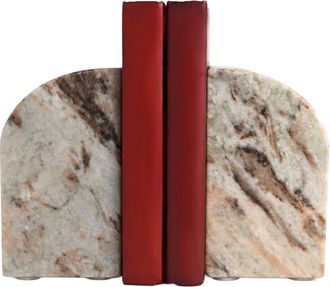 BIDKhome Bidkhome Set Of 2 Toronto Marble Bookends