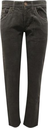 Dolce & Gabbana Groene Velvet Broek Made in Italy - Heren - Slim Fit Jeans - Groen - XS - Jeans