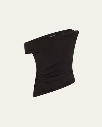 Veronica Beard Delanna One-Shoulder Top