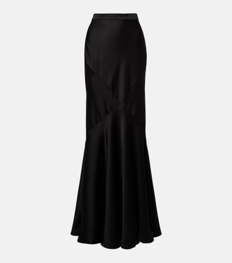 Max Mara Acerbo satin maxi skirt
