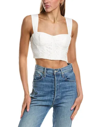 Hemant & Nandita Eyelet Corset Top