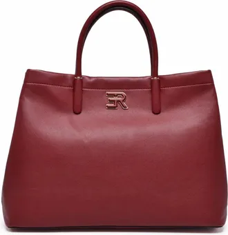 Ermanno Scervino Red Polyurethane Virginia Handbag