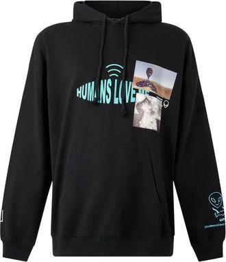 Diesel Felpa con stampa grafica - - Sweatshirts & Hoodies - Uomo - Nero - L