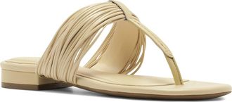 Arezzo Elani Sandal in Natural Nibs at Nordstrom, Size 5.5