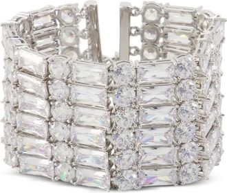 Self Portrait Bracciale con cristalli - Argento