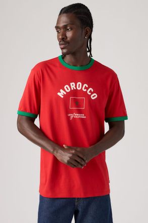 Levi's T-shirt Ringer Levis Marocco - Uomo - 2XL - Rosso / X Morocco