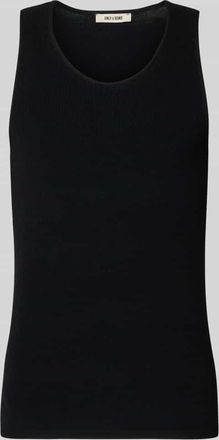 Only & Sons Regular Fit Tank Top aus Viskose-Mix Modell CHRIS in Black, Gr&ouml;&szlig;e XXL