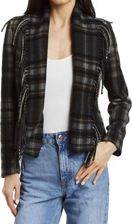 Drew Warren Jacket In Charcoal
