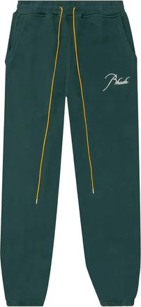 Rhude Pantaloni sportivi Terry con coulisse - Verde