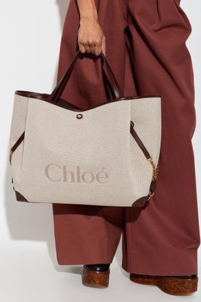 Chlo&eacute; Bag Clover Large, Womens, Grey