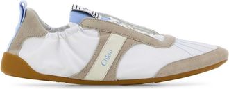 Chlo&eacute; Multicolor Fabric And Suede Sneakers