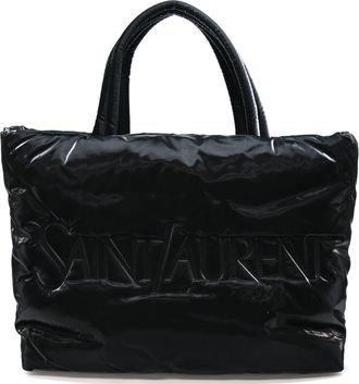 Saint Laurent Black Nylon Tote Bag (Pre-Owned)