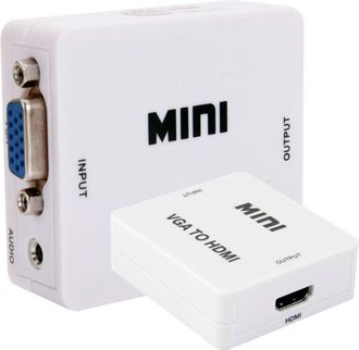 Trade Shop Trade Shop - Mini Vga Hdmi Full Hd Video 1080p Audio Para Laptop Pc