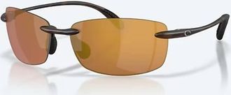 Costa Ballast Sunglasses In Matte Tortoise/gold Mirror