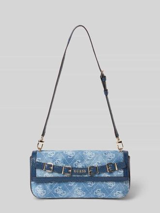 Guess Handtasche mit Label-Detail Modell DOVIE in Jeansblau, Gr&ouml;&szlig;e 1