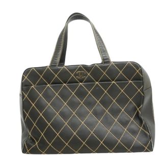 Chanel Pre-owned Handbags, female, Black, Size: ONE SIZE Pre-owned Vintage Handbag
