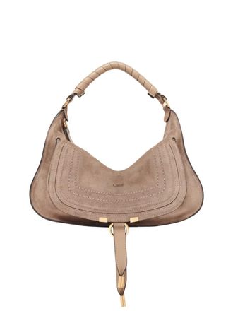 Chlo&eacute; Taupe Marcie Small Shoulder Bag