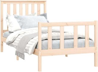 vidaXL Estructura De Cama Sin Colch&oacute;n Madera Maciza De Pino 100x200 Cm Vidaxl
