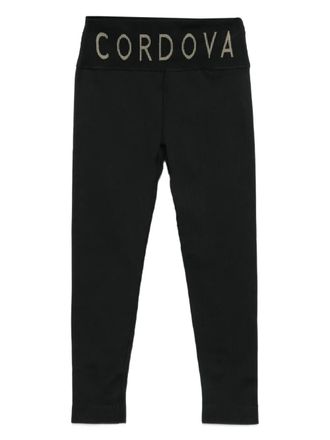 Cordova logo-detail baselayer pants - women - Elastane/Polypropylene/Nylon - XS/S - Black