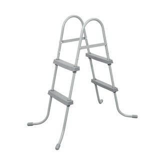 Bestway 58430 Escalera Piscina 2 Pelda&ntilde;os Gris 84 Cm