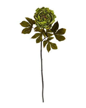 Nearly Natural Set Of 6 30In Peony Artificial Flower