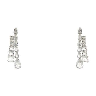 Swarovski Matrix Drop Earrings - Dames - Oorbellen - Grijs - ONE Size - Accessoires