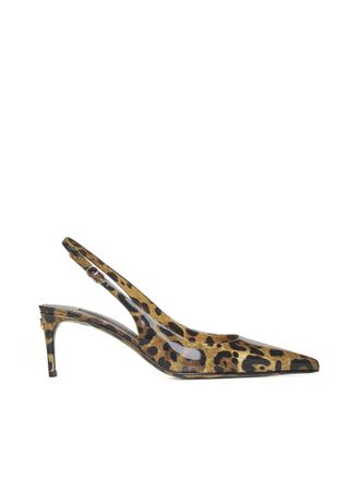Dolce & Gabbana Animalier Slingback Pumps