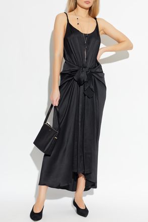 J.W.Anderson Silk Slip Dress, Womens, Black