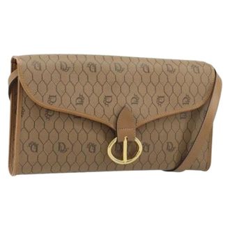 Dior Pre-owned Cross Body Bags, female, Brown, Size: ONE SIZE Pre-owned Vintage Plastic Shoulder Bag