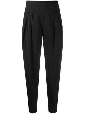 Red Valentino high-waist tailored trousers - Black