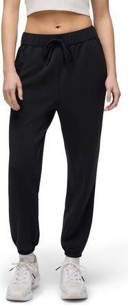 Prana Shea High Waist Drawstring Joggers in Black at Nordstrom, Size X-Large