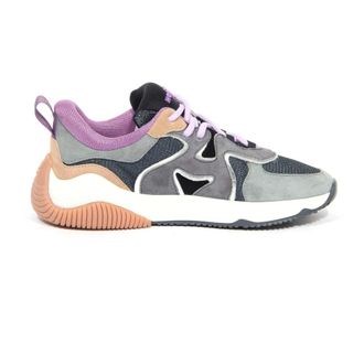 Hogan Glitter Fabric Trainers