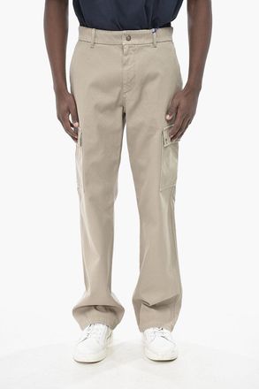Burberry Pantaloni Cargo A Vita Alta Straight-Leg Burberry